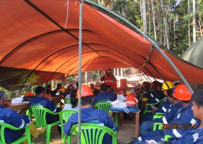 Capacitación al personal - Obra. Construcción y ejecución de las obras civiles en la planta electrica, distrito de punchana, maynas, loreto