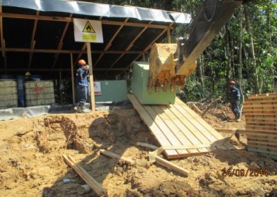 Habilitación de tanques para almacenamiento de combustible - Obra. Construcción y ejecución de las obras civiles en la planta electrica, distrito de punchana, maynas, lore